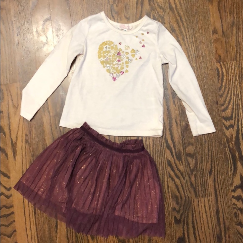 Shirt and tutu set 3t